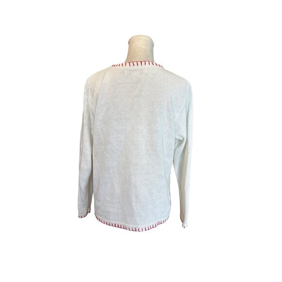 Festive Cardigan with Holiday Embroidery - Picture 12 of 12